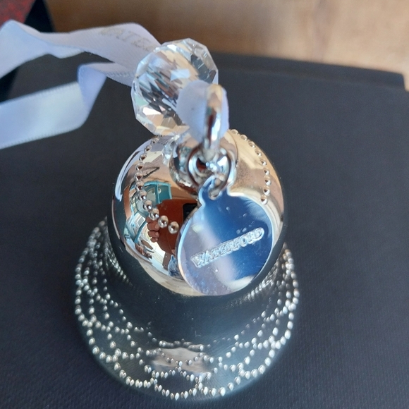 Waterford Silver Bell Ornament Collectible Christmas Decoration 2019 Annual - Picture 7 of 12